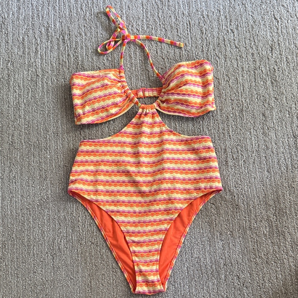 Aerie Multicolor One Piece Swimsuit